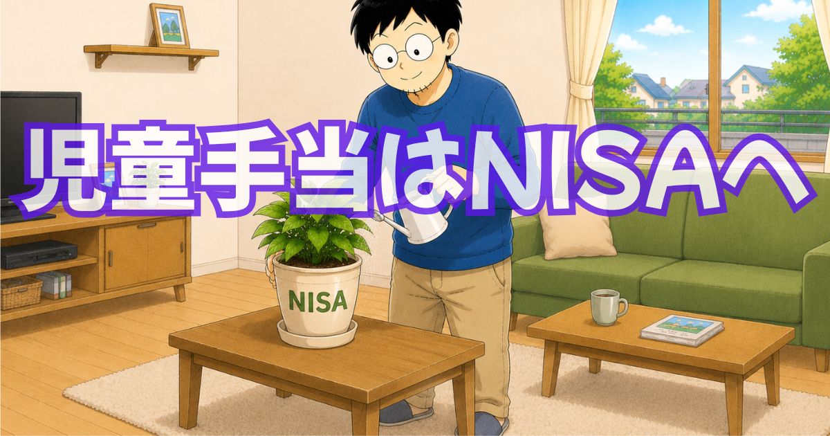 児童手当は新NISAで運用しています【大学費用を準備するパパのリアル】